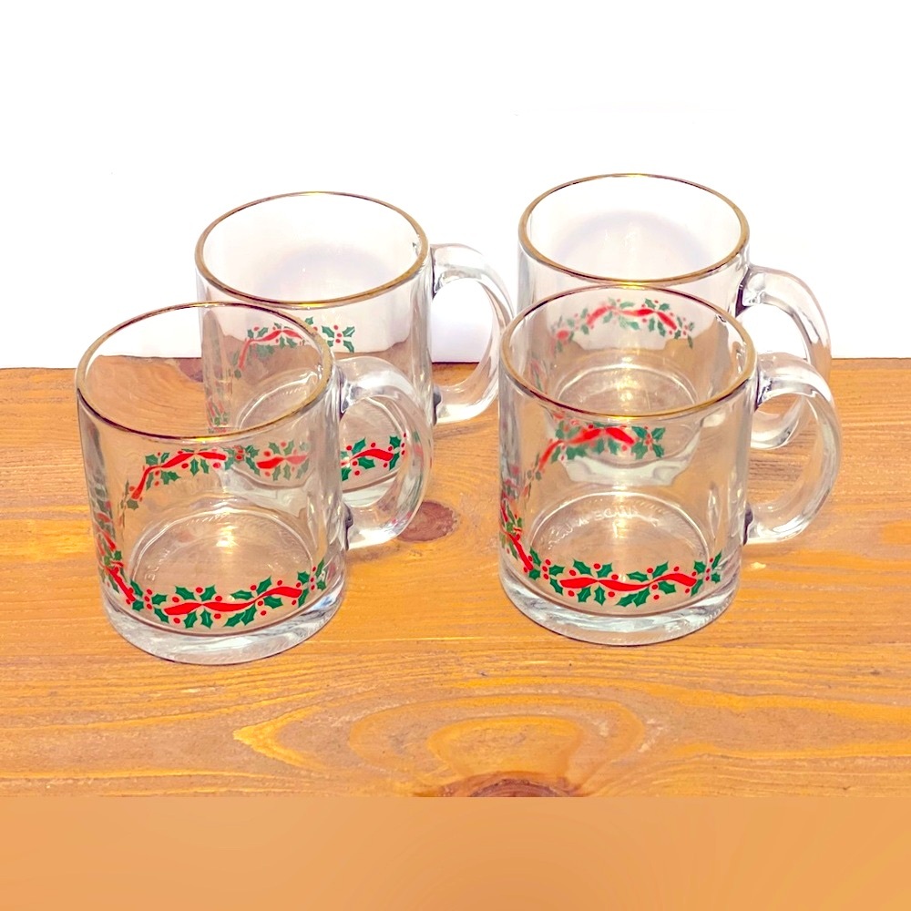 Christmas Mugs Hollie Design Made In USA